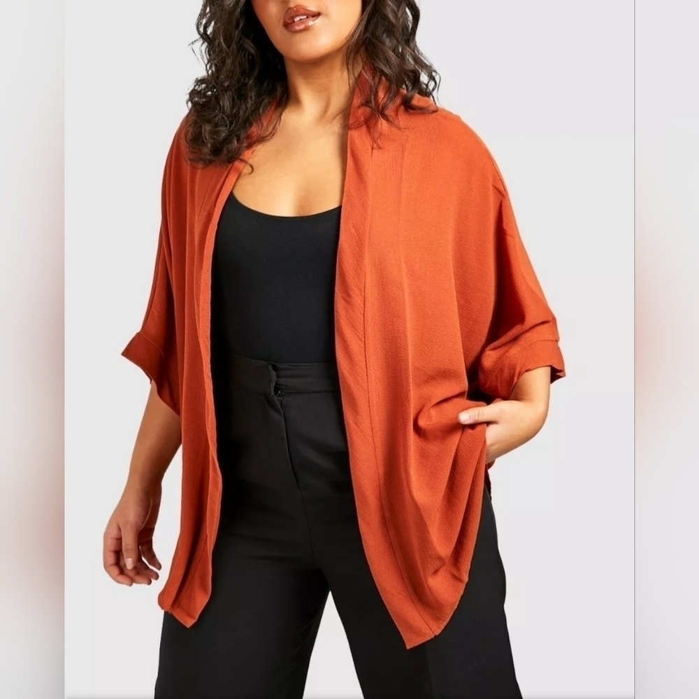 Boohoo Plus Woven Kimono Cardigan Size 20 (3XL) - New With Tags